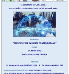 DE LA WOODROW WILSON LA VLADIMIR PUTIN: PREZERVAREA VALORILOR DEMOCRATICE ÎN CONTEXTE INTERNAȚIONALE DIFICILE